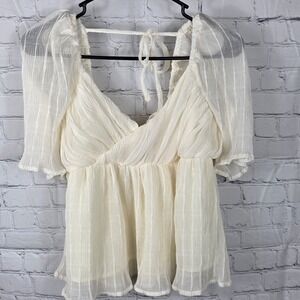 Bohme boho style blouse medium NWT